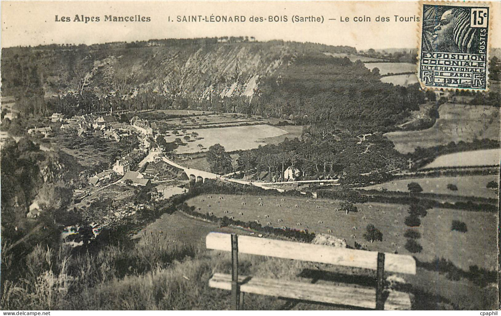 CPA Les Alpes Mancelles Saint Leonard des Bois Sarthe Le coin des Touristique