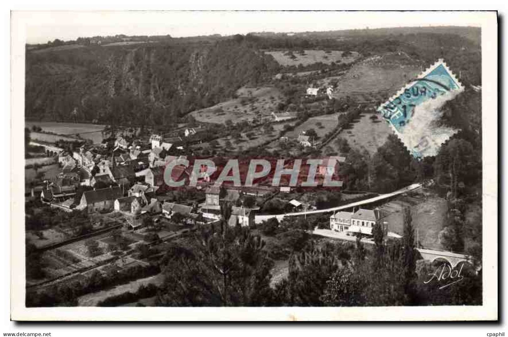 CPA Les Alpes Mancelles Saint Leonard des Bois Sarthe Vue generale