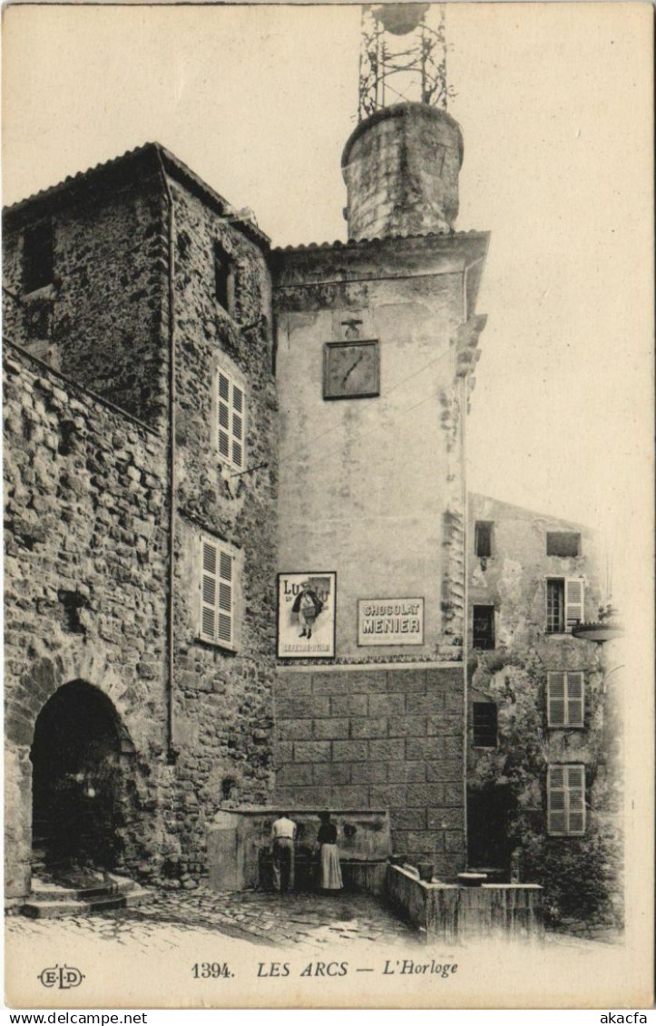 CPA LES ARCS-sur-ARGENS L'Horloge (1110766)
