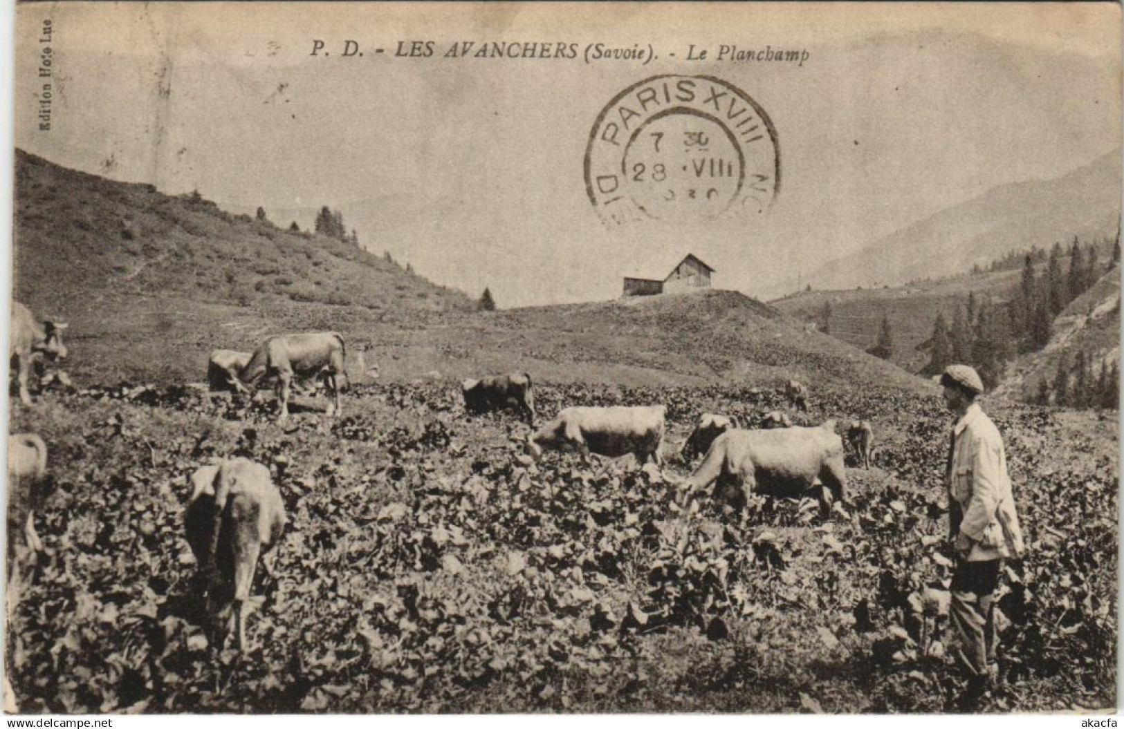 CPA LES AVANCHERS-VALMOREL Le Planchamp (1191086)