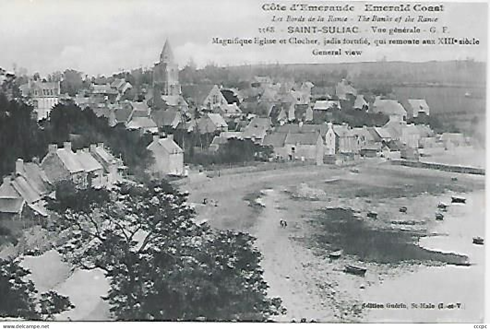 CPA Les Bords de la Rance - Saint-Suliac vue générale