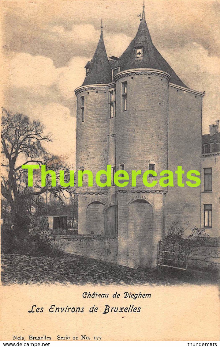 CPA LES ENVIRONS DE BRUXELLES CHATEAU DE DIEGHEM DIEGEM NELS SERIE 11 NO 177