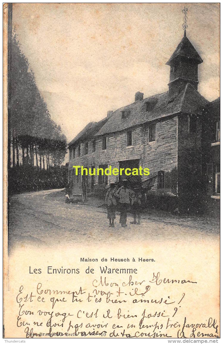 CPA  LES ENVIRONS DE WAREMME MAISON DE HEUSCH A HEERS NELS SERIE ?? NO 10