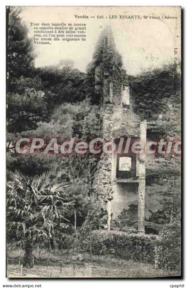 CPA Les Essarts Le Vieux Château seigneur de Vivonne