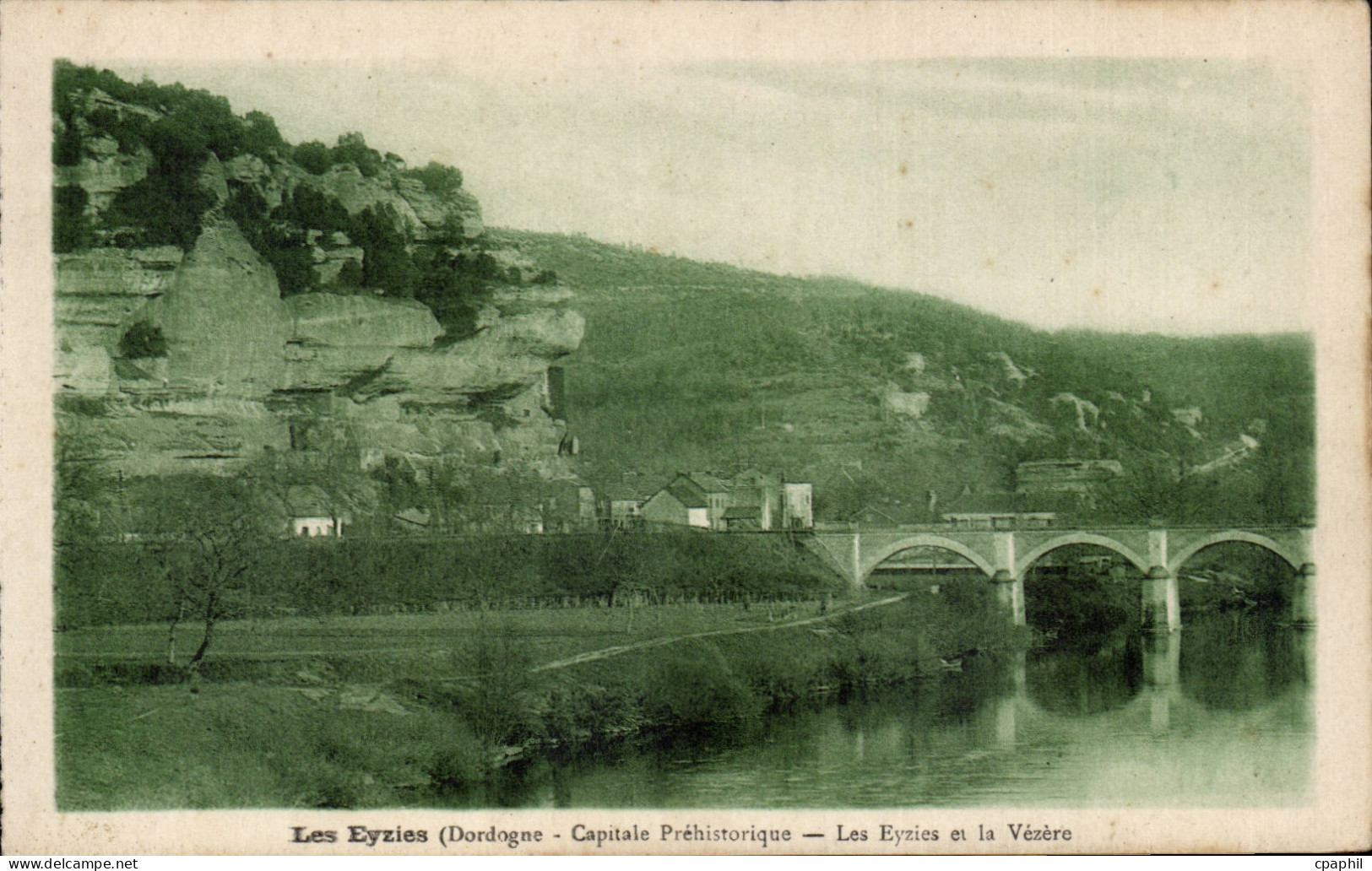 CPA Les Eyzies Capitale prehistorique Les Eyzies et la Vezere