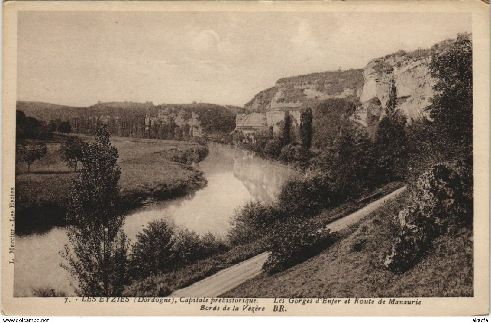 CPA Les Eyzies - Capitale Prehistorique - Les Gorges d'Enfer (1081420)