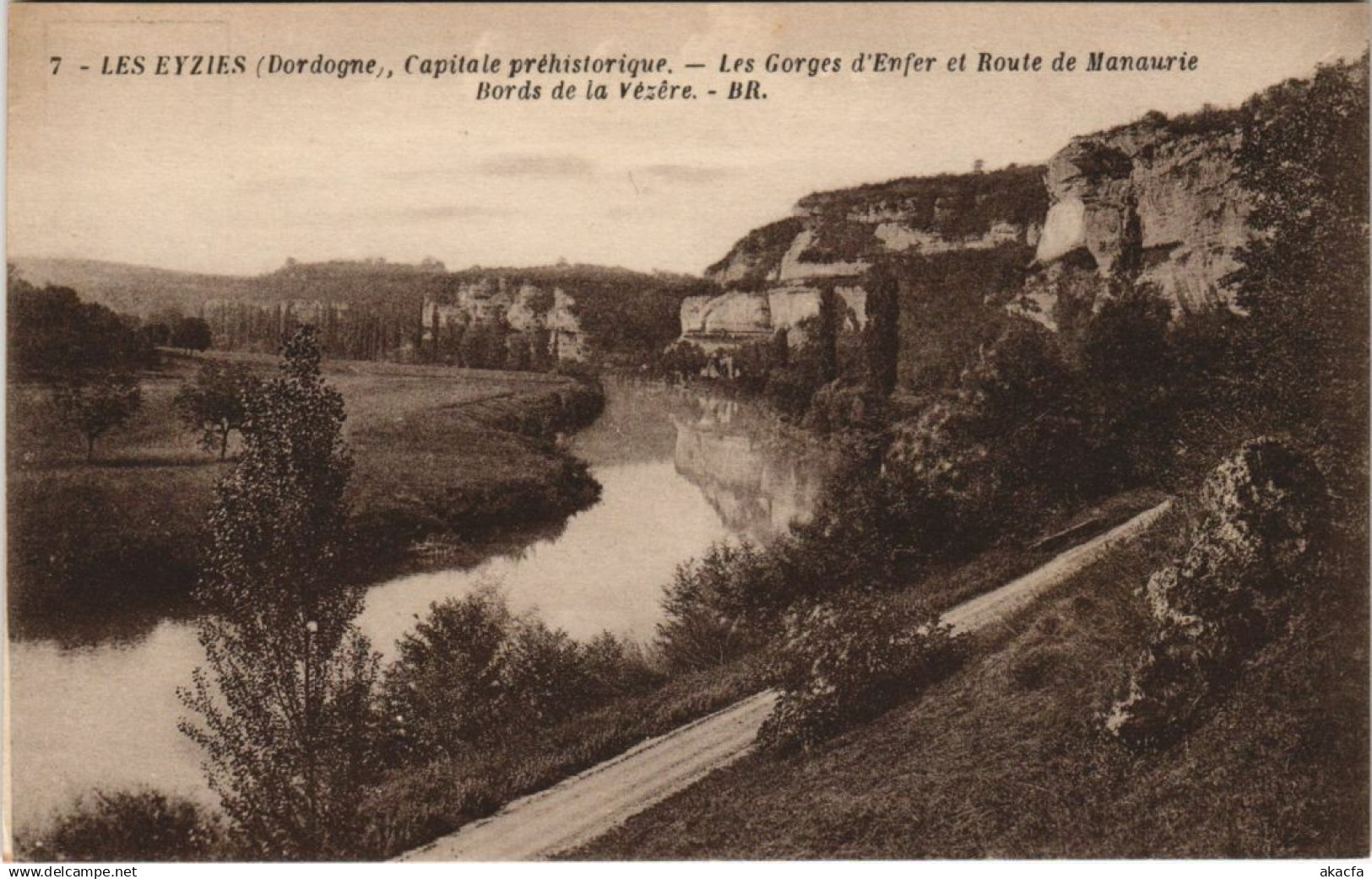 CPA Les Eyzies - Capitale Prehistorique - Les Gorges d'Enfer (1081598)