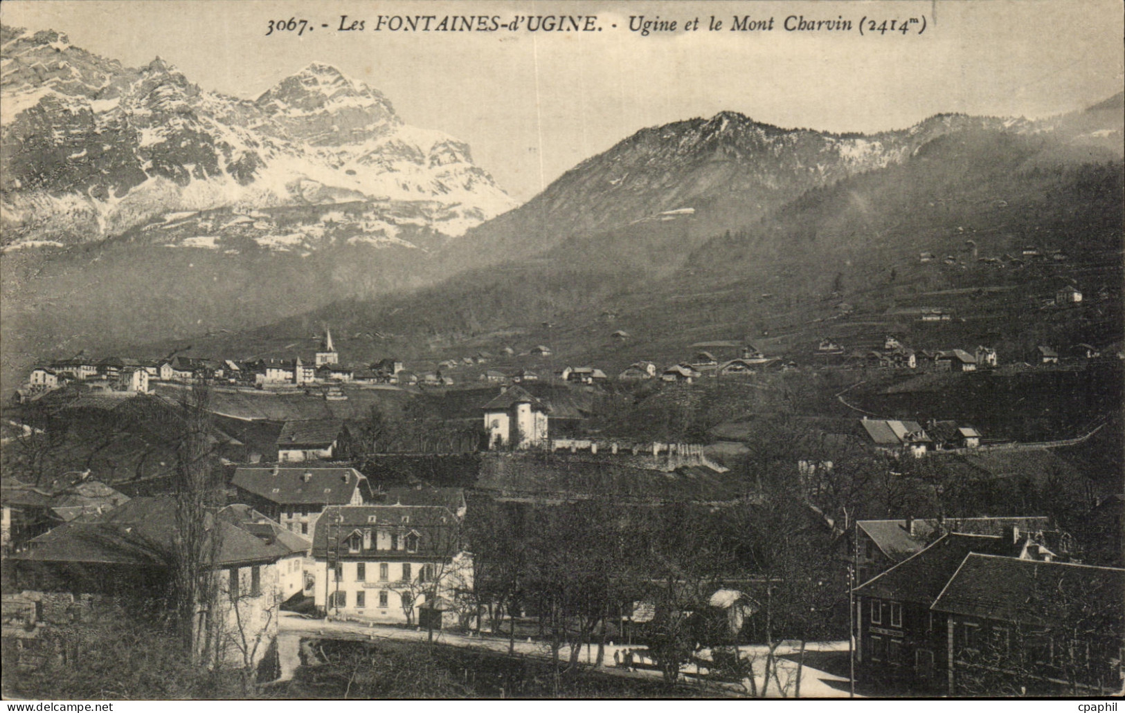 CPA Les Fontaines d'Ugine Ugine et le Mont Charvin