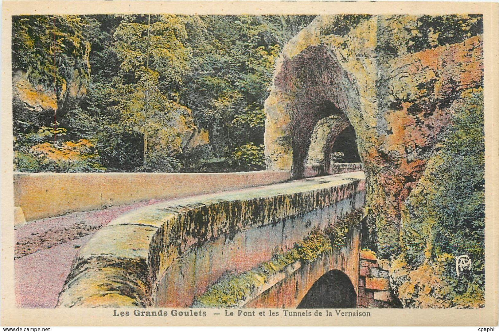 CPA Les Grands Goulets Le Pont et les Tunnels de la Vernaison