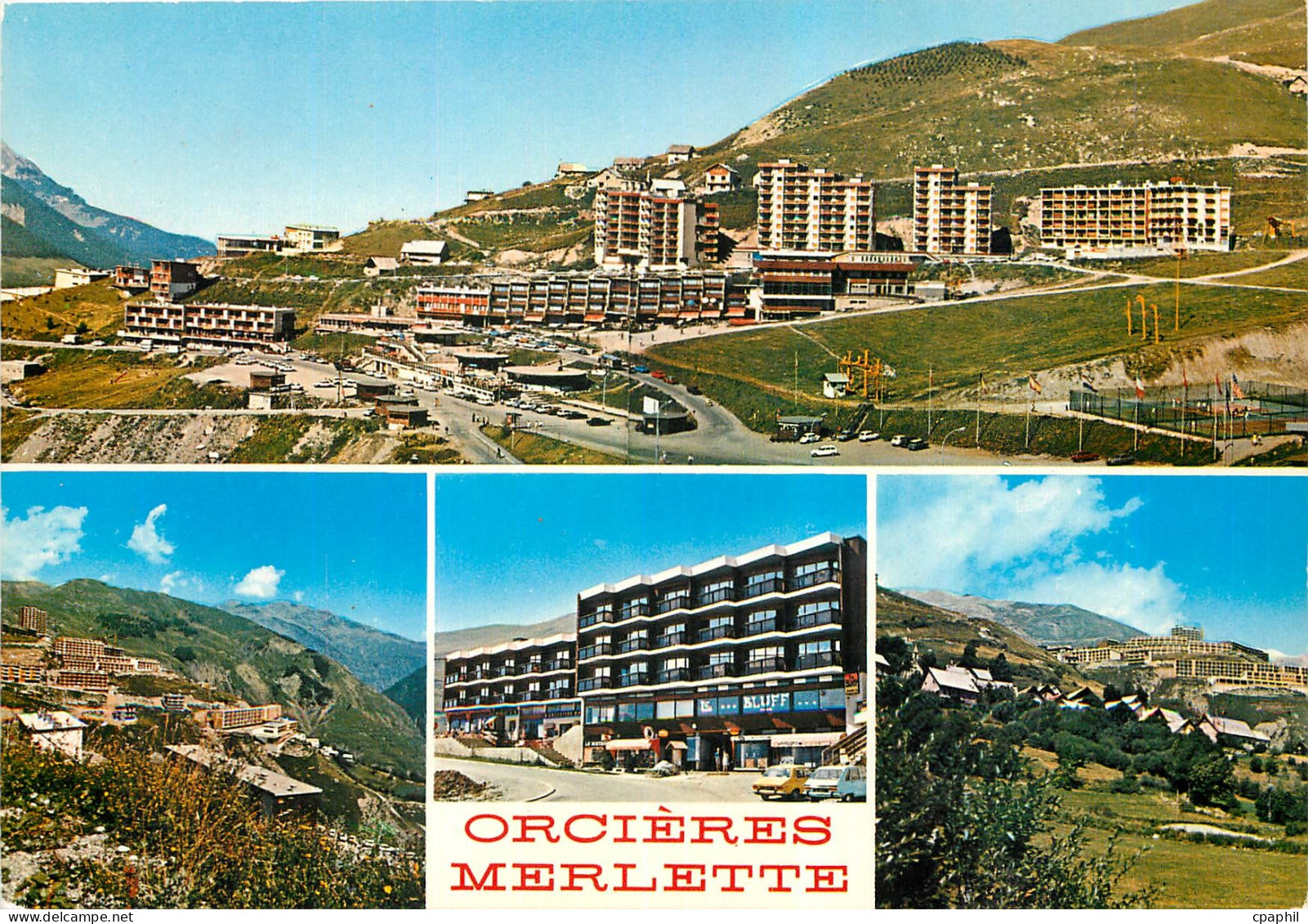 CPA Les Hautes Alpes Orcieres Merlette Vue panoramique