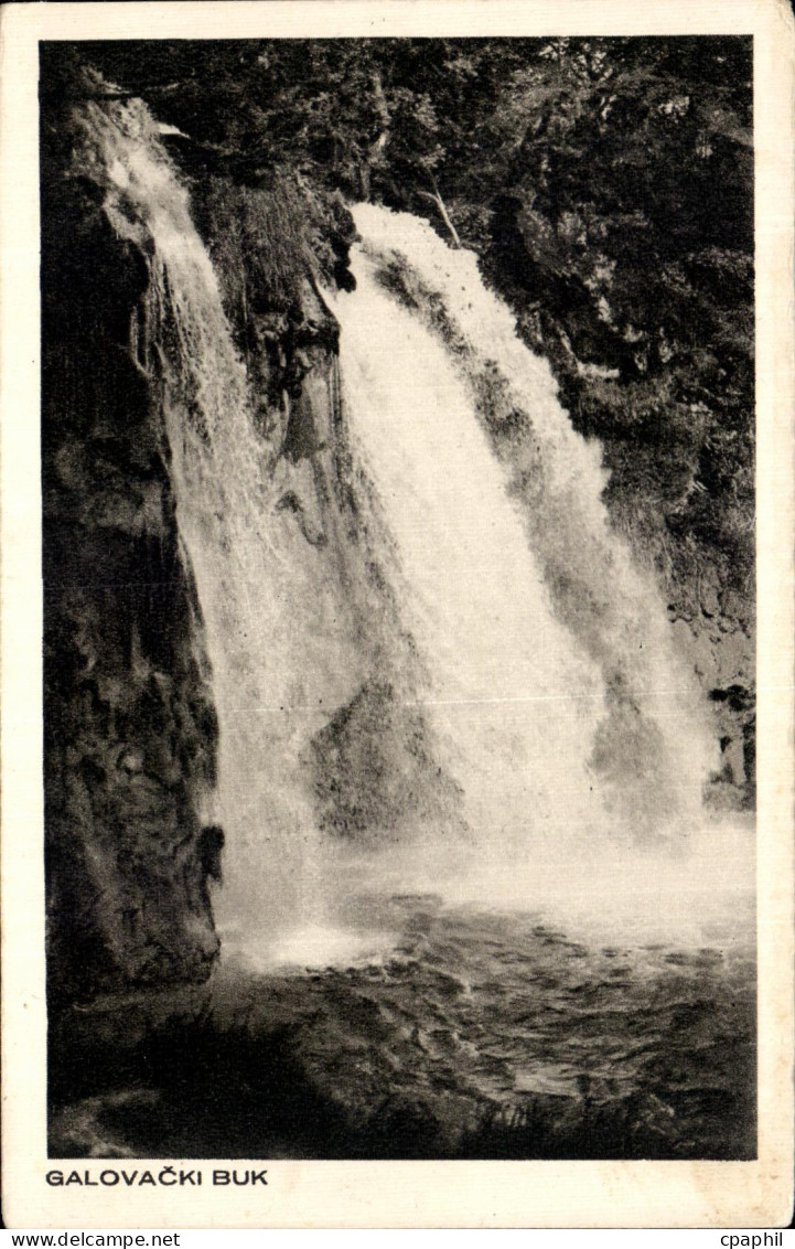 CPA les lacs de Plitvice Croatie croatia