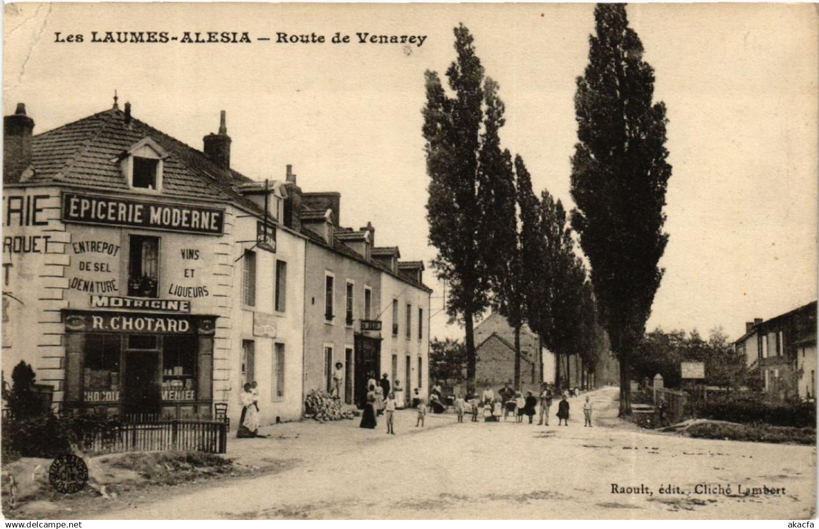 CPA Les LAUMES-Alesia Route de Venarey (611551)