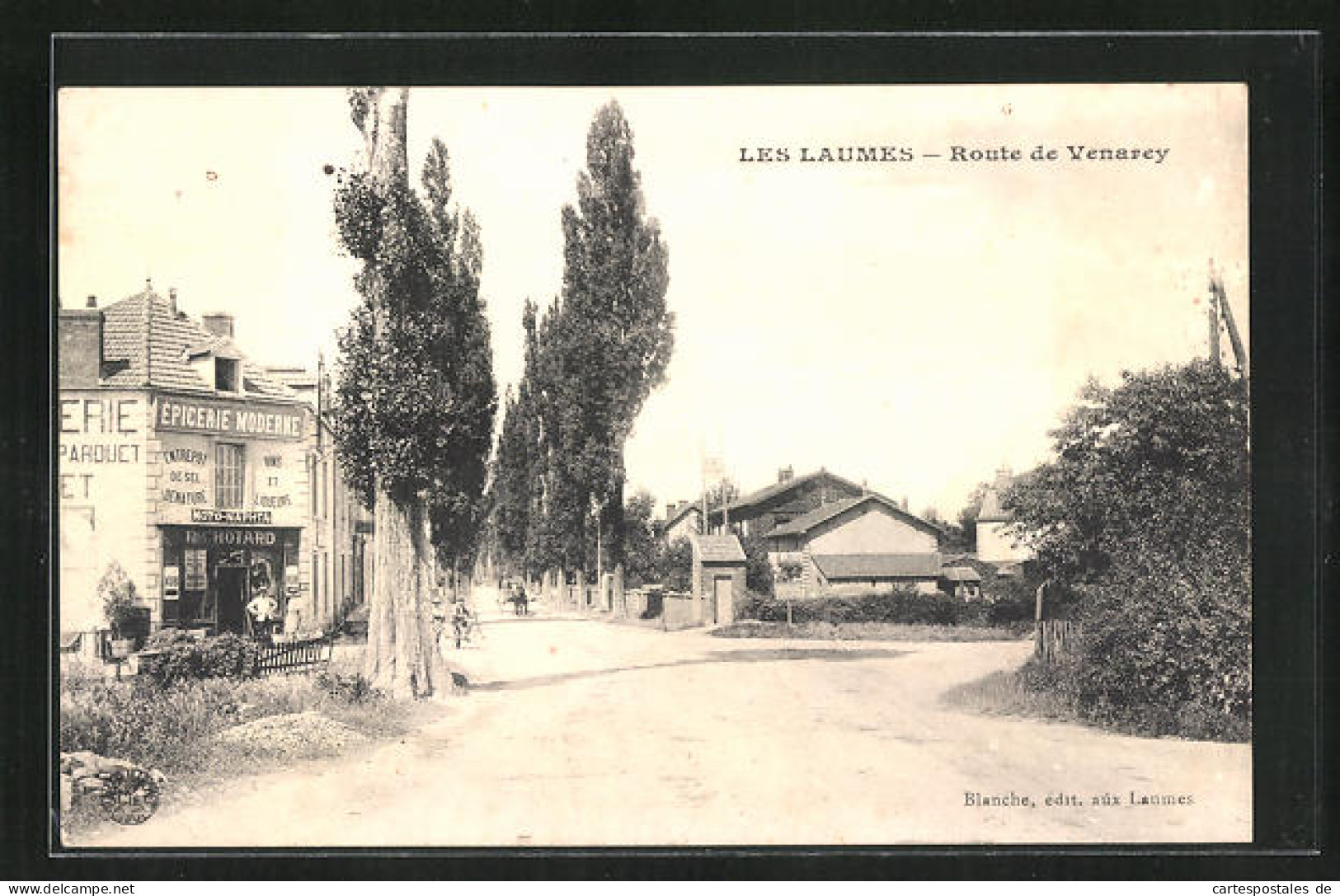 CPA Les Laumes, Route de Venarey