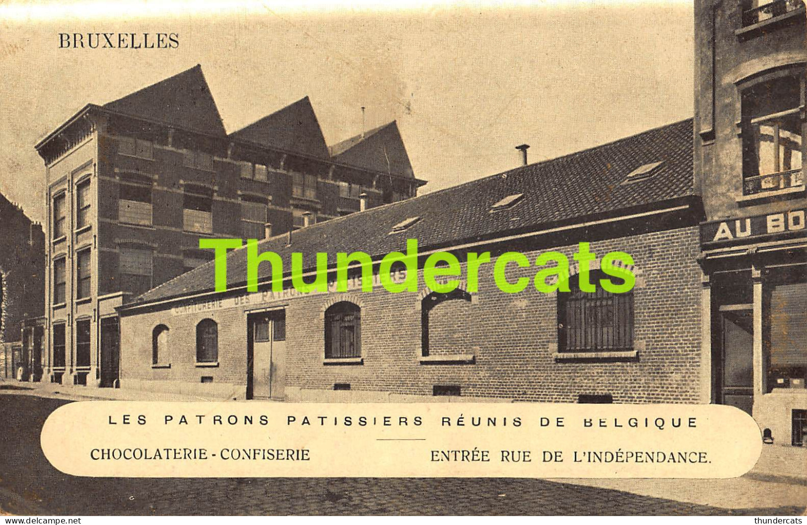 CPA LES PATRONS PATISSIERS REUNIS DE BELGIQUE BRUXELLES CHOCOLAT CHOCOLATERIE CONFISERIE