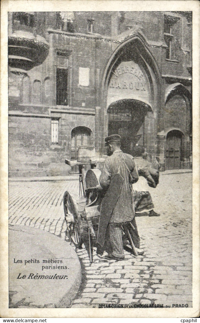 CPA Les petits metiers parisiens Le remouleur Paris TOP