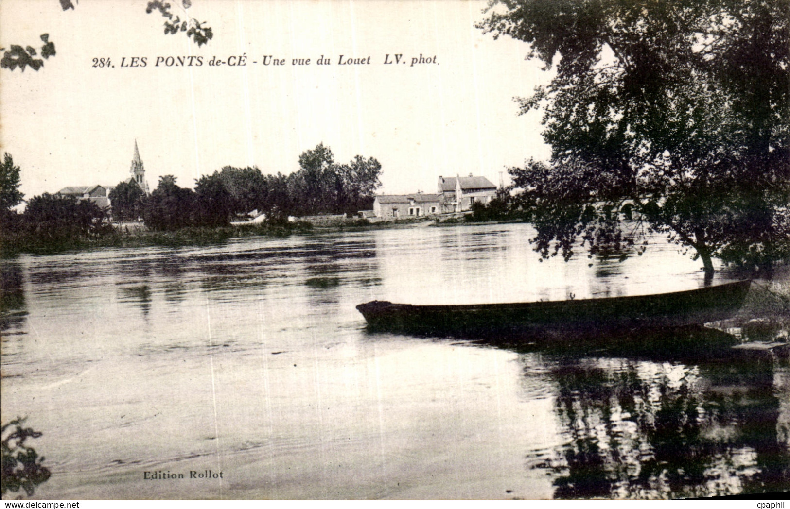 CPA Les Ponts de Ce Une une du Louet Lv Phot
