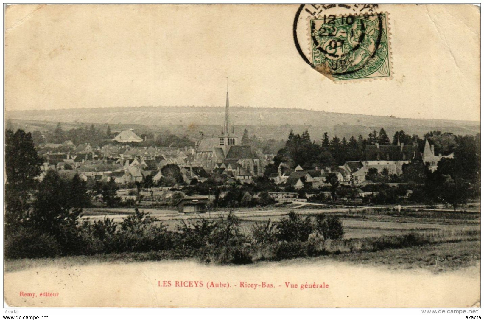 CPA Les RICEYS RICEY-BAS Vue generale (722905)