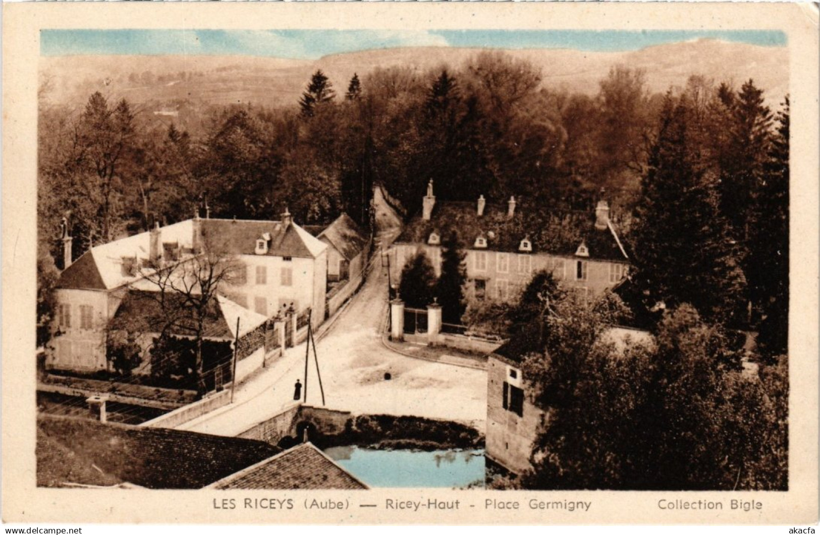 CPA LES RICEYS - RICEY-Haut - Place Germigny (988737)