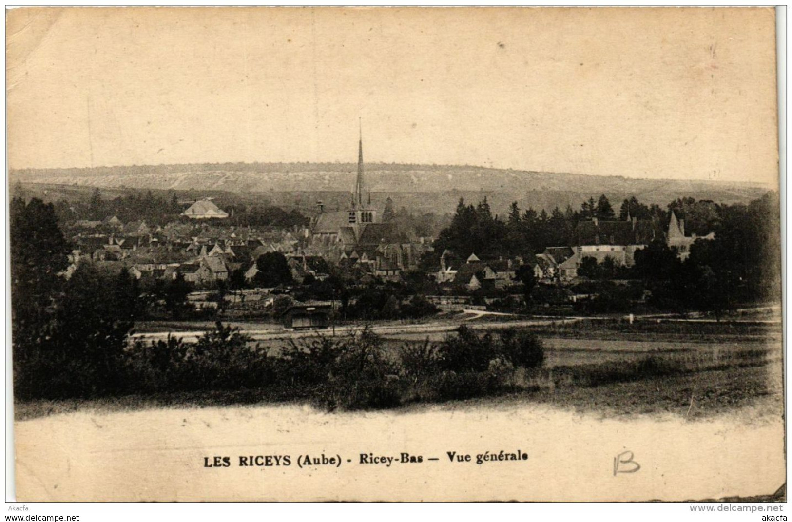 CPA Les RICEYS Vue Generale (722917)