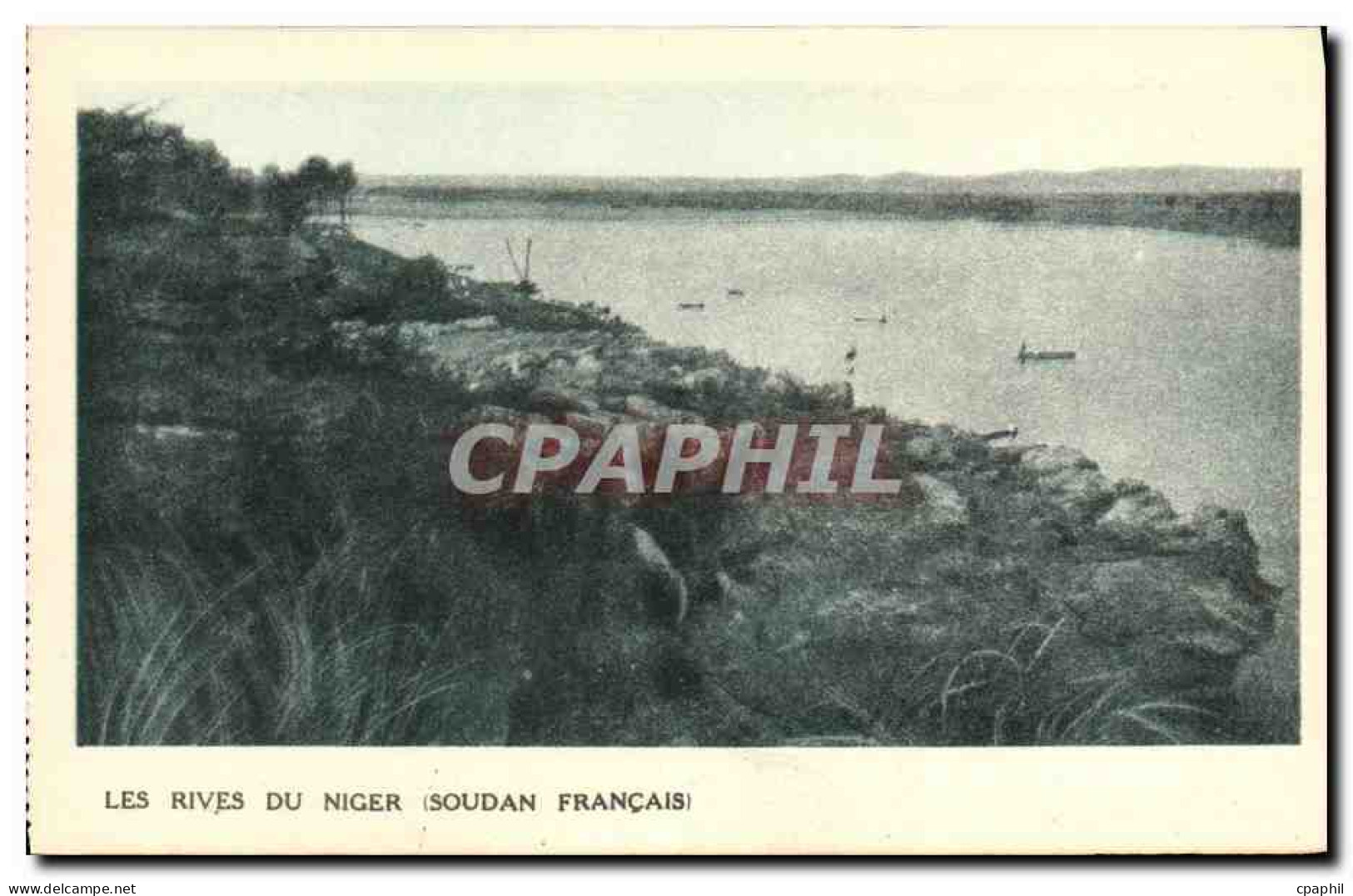CPA Les rives du Niger Soudan Francais
