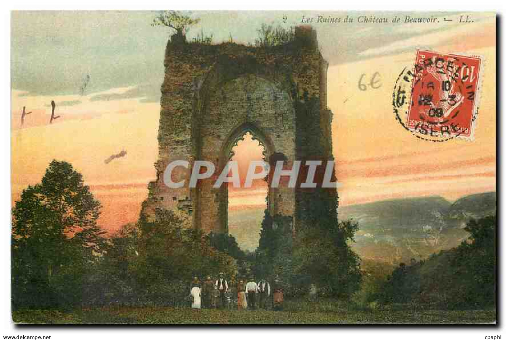 CPA Les Ruines du Chateau de Beauvoir