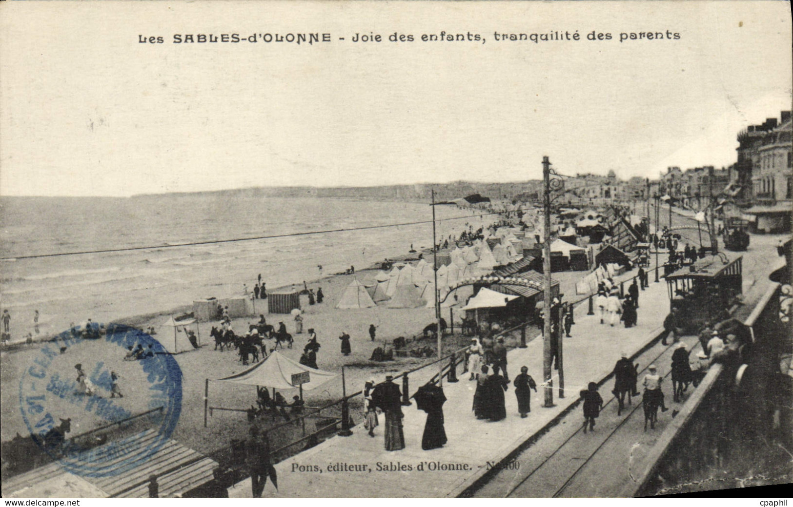 CPA Les Sables D'Olonne Joie des enfants tranquilite des enfants