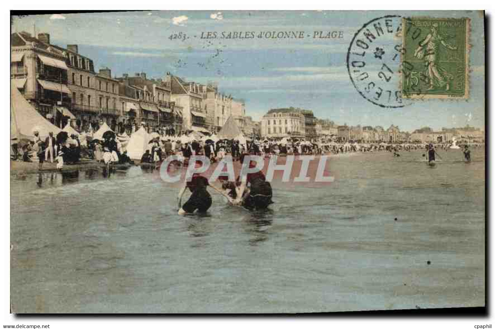 CPA Les Sables d'Olonne Plage