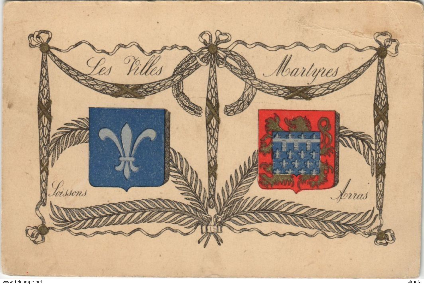 CPA Les villes martyres (158965)