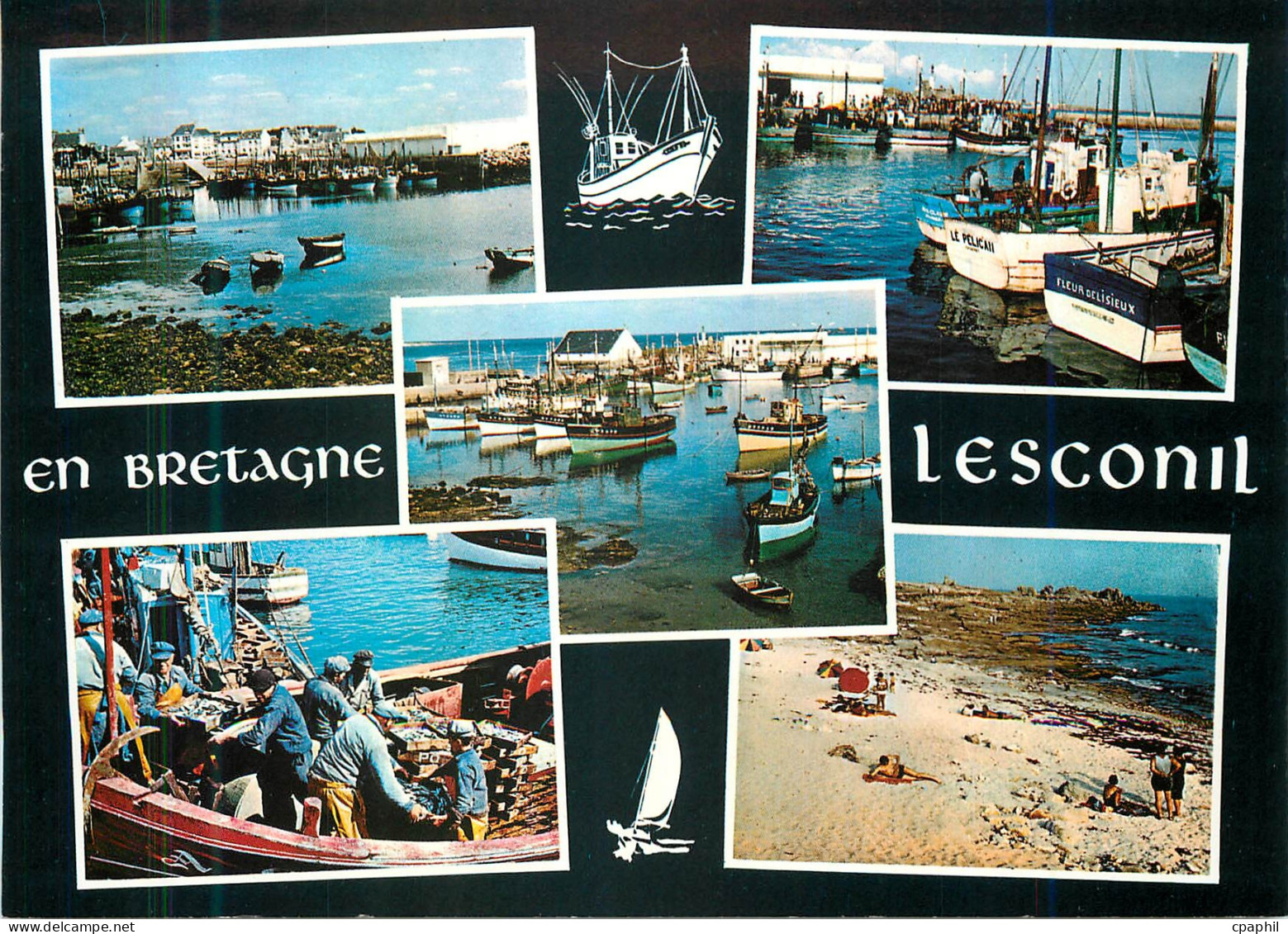 CPA Lesconil les Ports de Peche la Bretagne Pittoresque