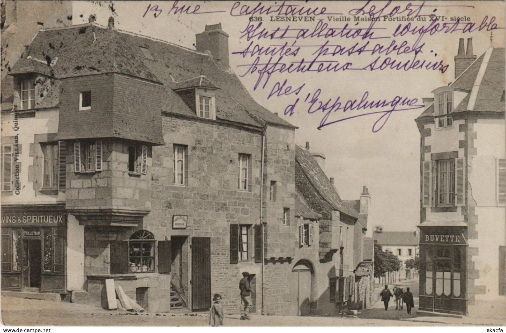CPA LESNEVEN - Vieille Maison (143988)