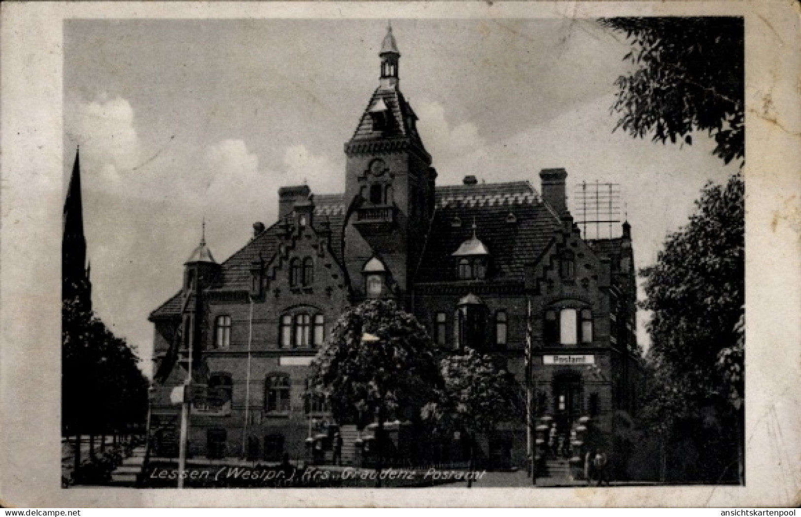 CPA Lessen Westpreußen, Post