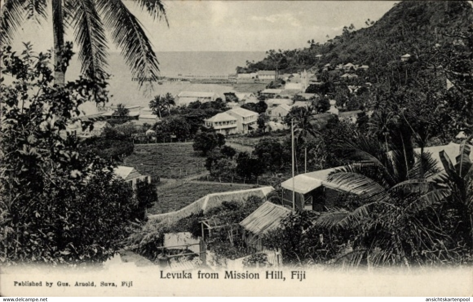 CPA Levuka Ovalau Fiji Fidschi, General view, Mission Hill