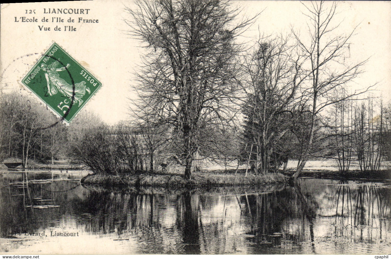 CPA Liancourt L'Ecole De I'ile de France