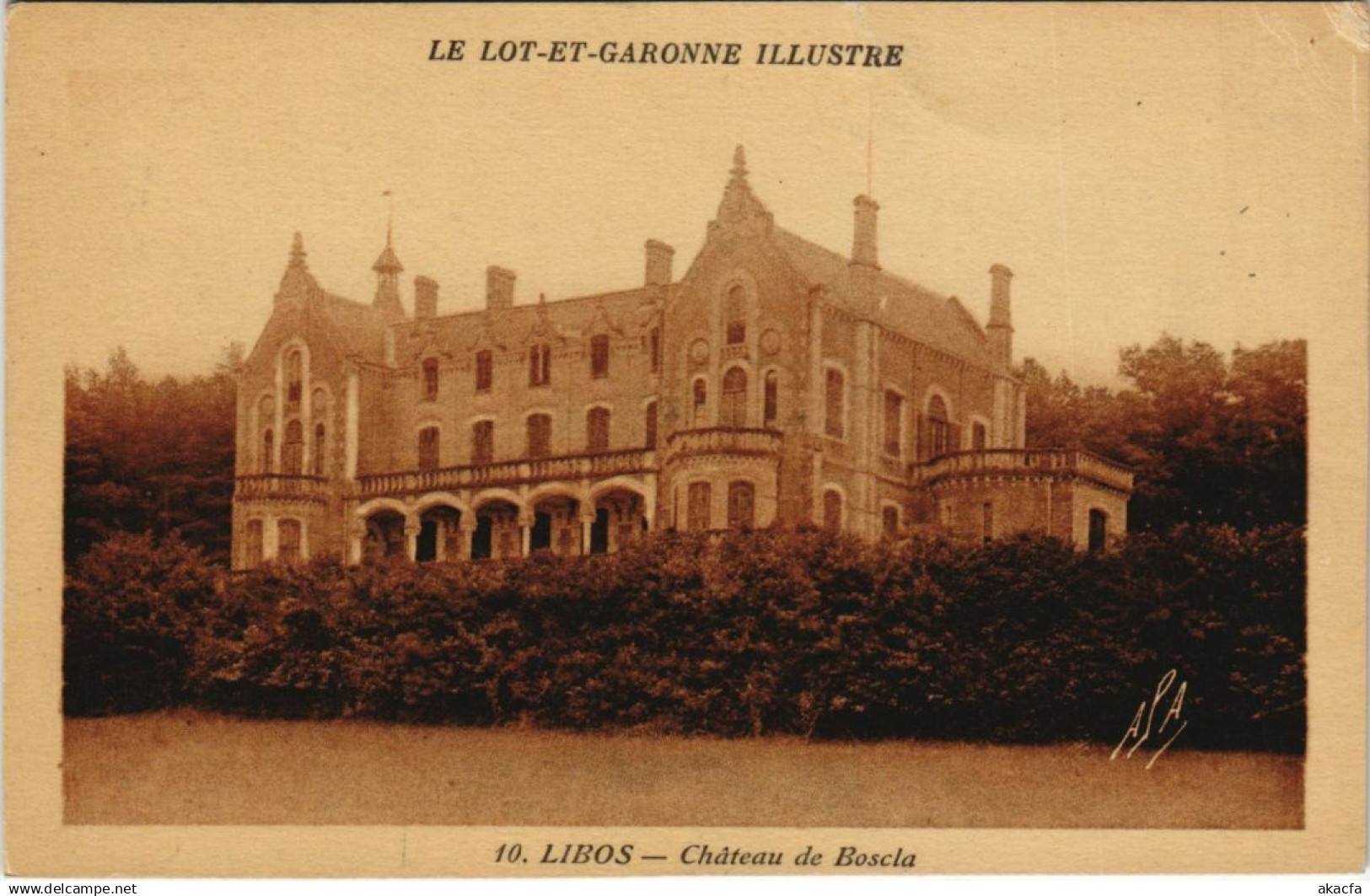 CPA Libos Chateau de Boscla FRANCE (1172056)
