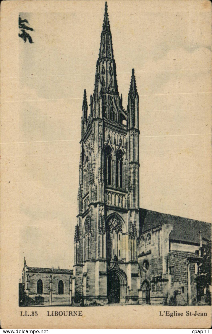 CPA Libourne L'eglise Saint Jean