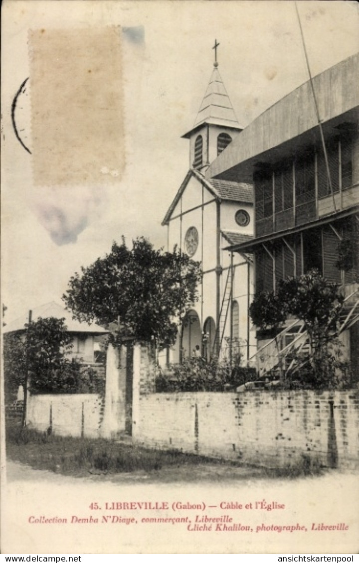 CPA Libreville Gabun, Kabel, Kirche
