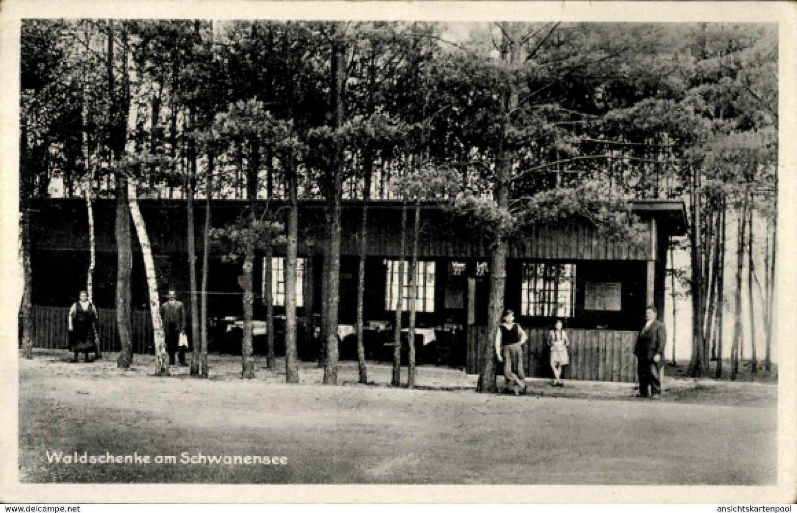 CPA Lieberose Brandenburg, Waldschenke am Schwanensee, Inh. Paul Alex