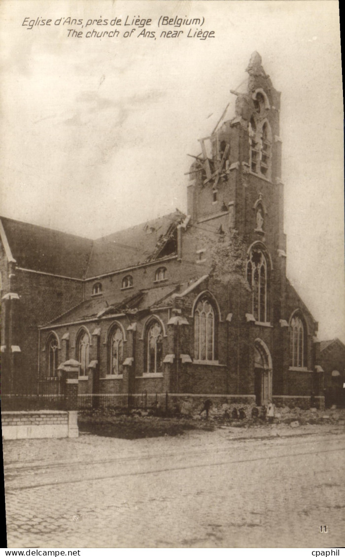 CPA Liege Eglise d'Ans