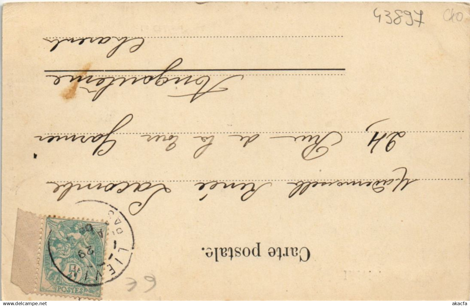 CPA LIÉVIN-Le Cháteau (43897)