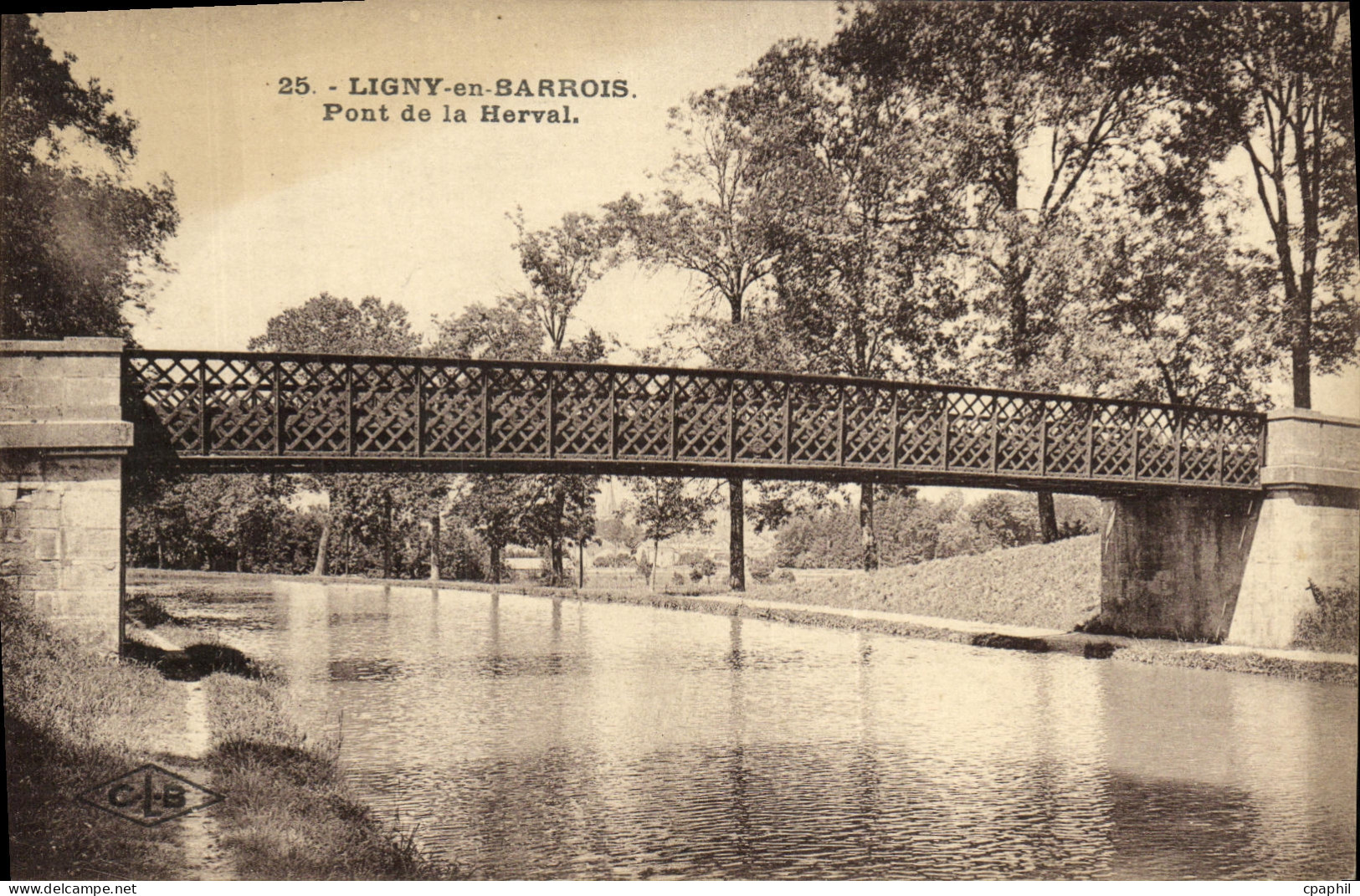 CPA Ligny en Barrois Pont de la Herval