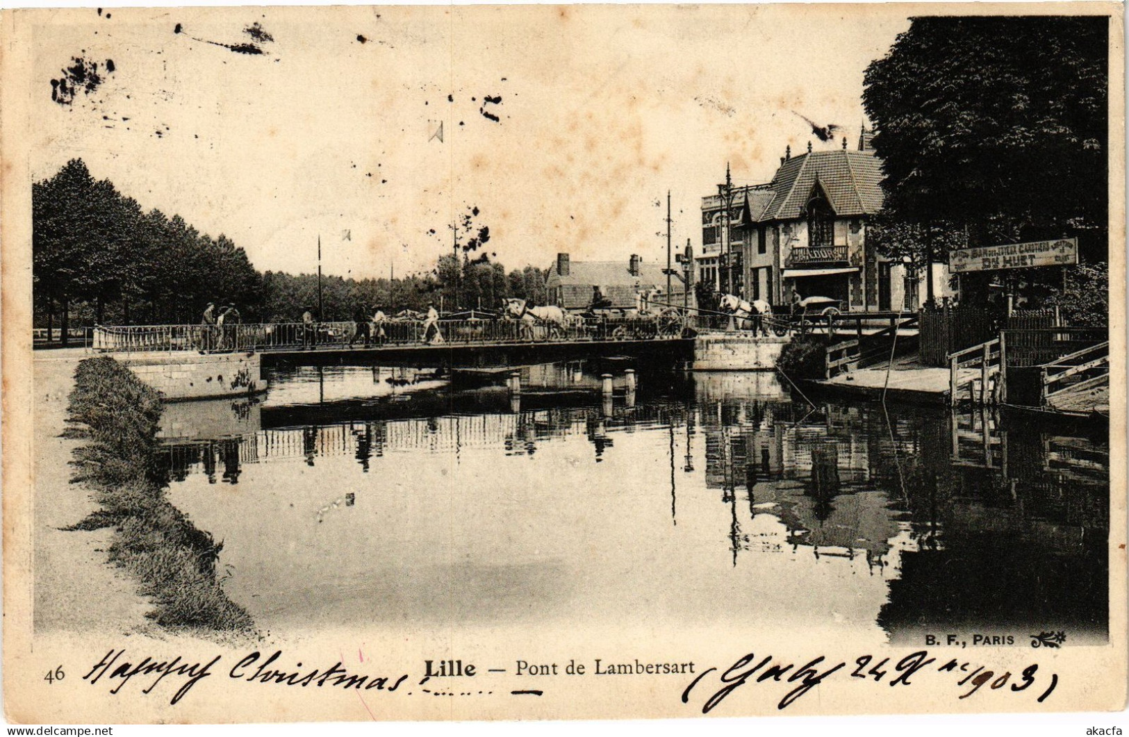 CPA LILLE - Pont de LAMBERSART (204454)