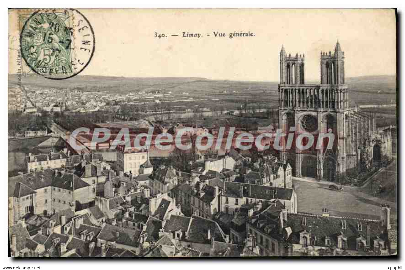 CPA Limay Vue generale