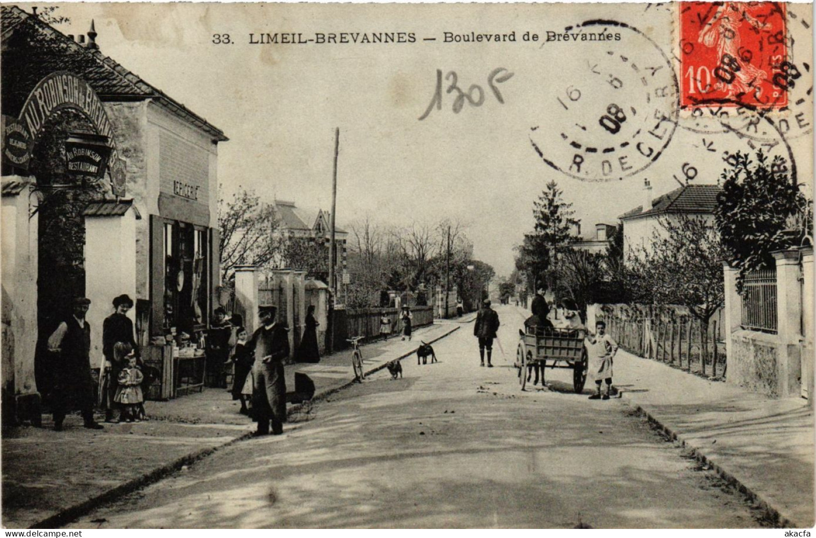 CPA LIMEIL-BRÉVANNES Boulevard de Brévannes (860756)