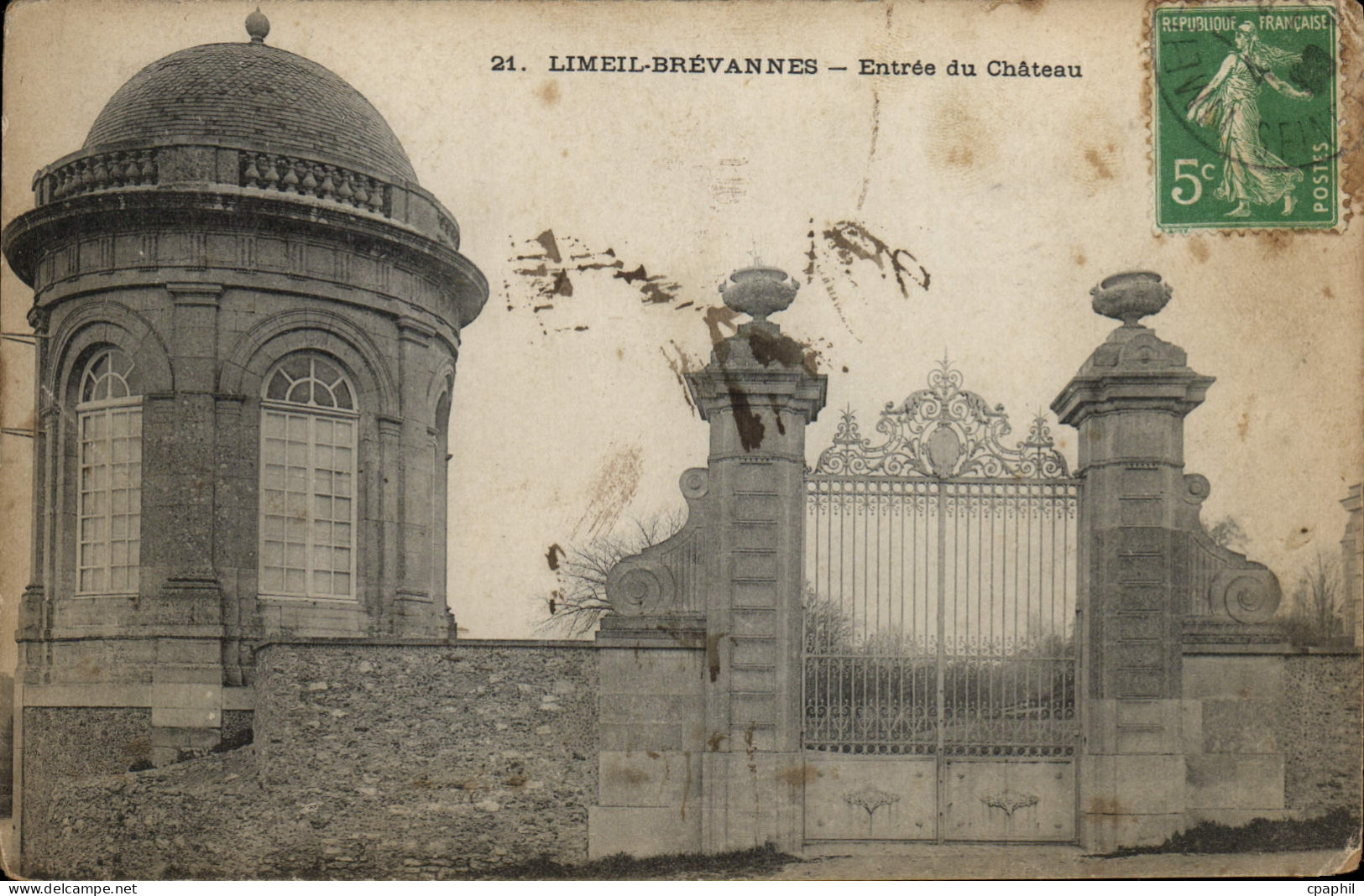 CPA Limeil Brevannes Entree Du Chateau