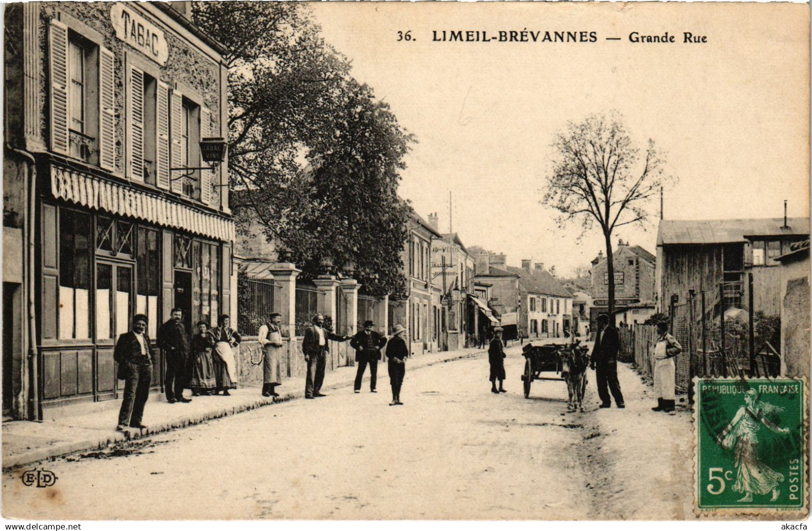 CPA Limeil-Brévannes Grande Rue (1391538)