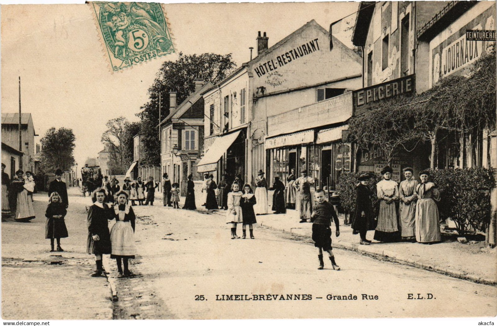 CPA Limeil-Brévannes grande Rue (1391546)