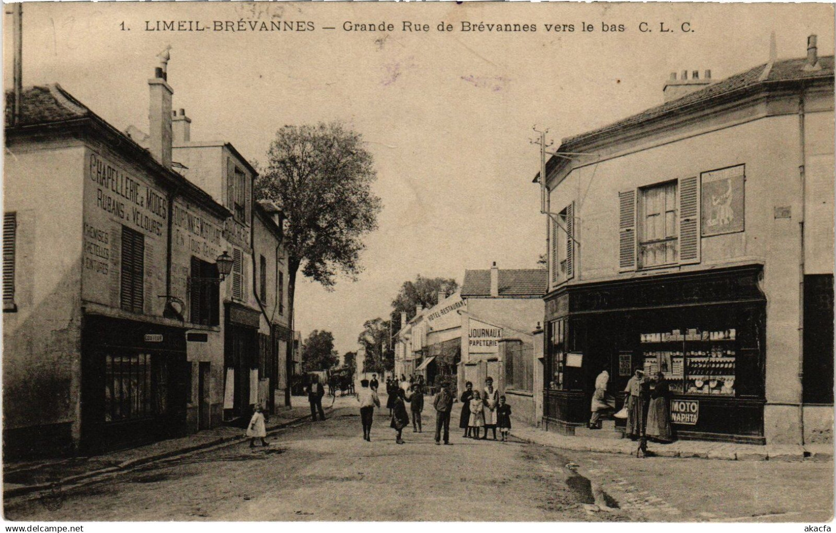 CPA Limeil-Brévannes Grande Rue de brévannes (1391557)