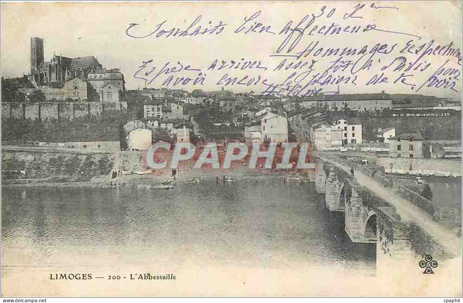 CPA Limoges L'Abbessaille
