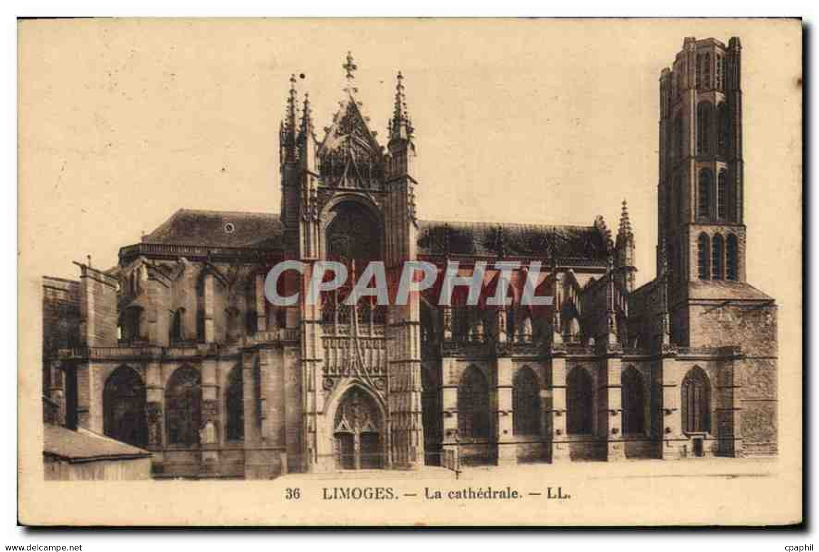 CPA Limoges La Cathedrale