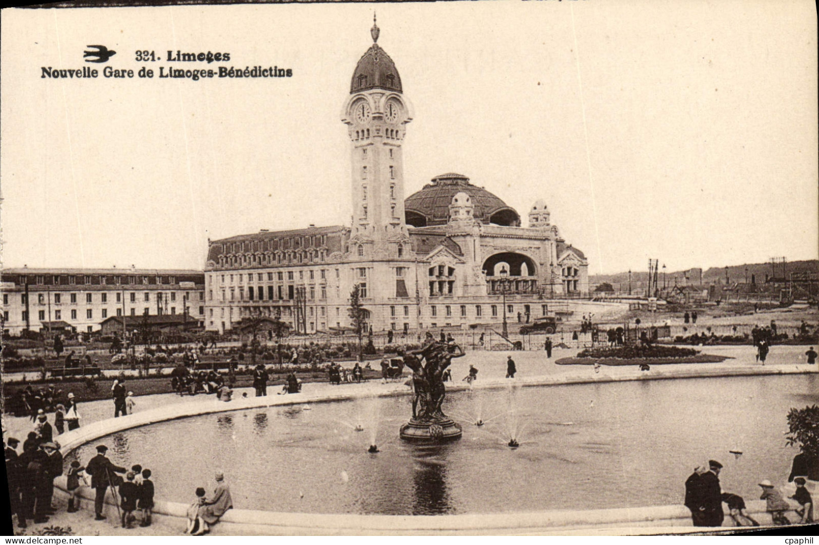 CPA Limoges Nouvelle Gare De Limoges Benedictins